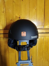 PRILBA SINNER CREST MATTE BLACK 55-58CM